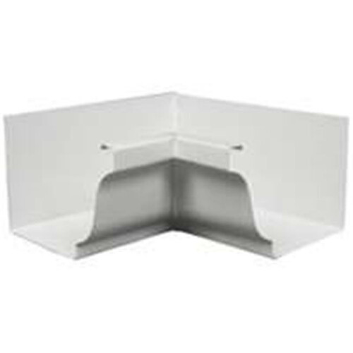 27201 Aluminum Gutter Inside Mitre White - 5 In.