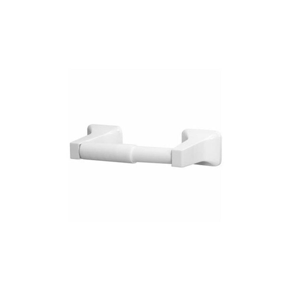 Home Pointe Basic Toilet Paper Holder, White-image-OPC-PWBQDW-NEW