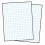 3-Hole Punched Double Sided Graph Paper With Chipboard Back, White 1