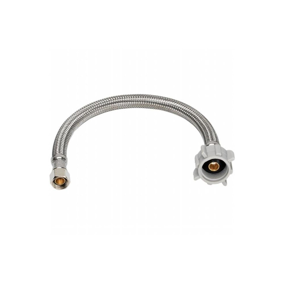 B & K Industries Braided Stainless Steel Toilet Supply Line, 0.37 X 0.87 X 20 In. 661541501298