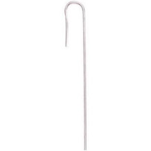 8 in. Wire Hook Stakes, Silver - Pack of 25
