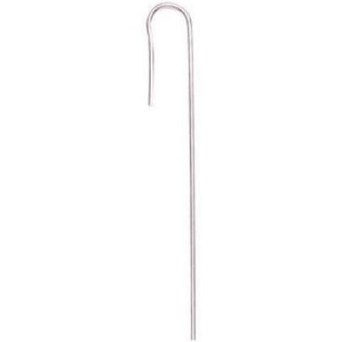8 in. Wire Hook Stakes, Silver - Pack of 25