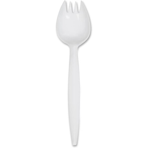 Medium-Weight Cutlery Spork - White