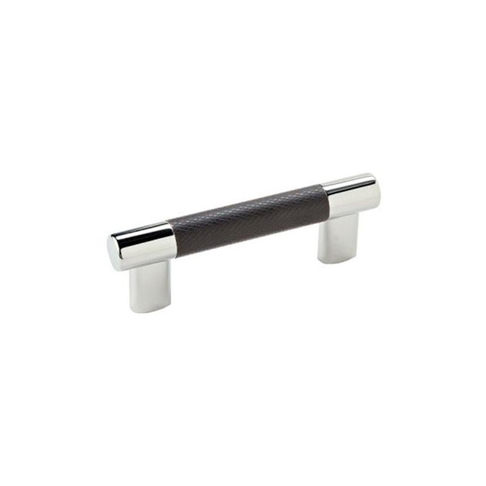 96 Mm Pull Esquire - Polished Nickel & Black Bronze 661541221394