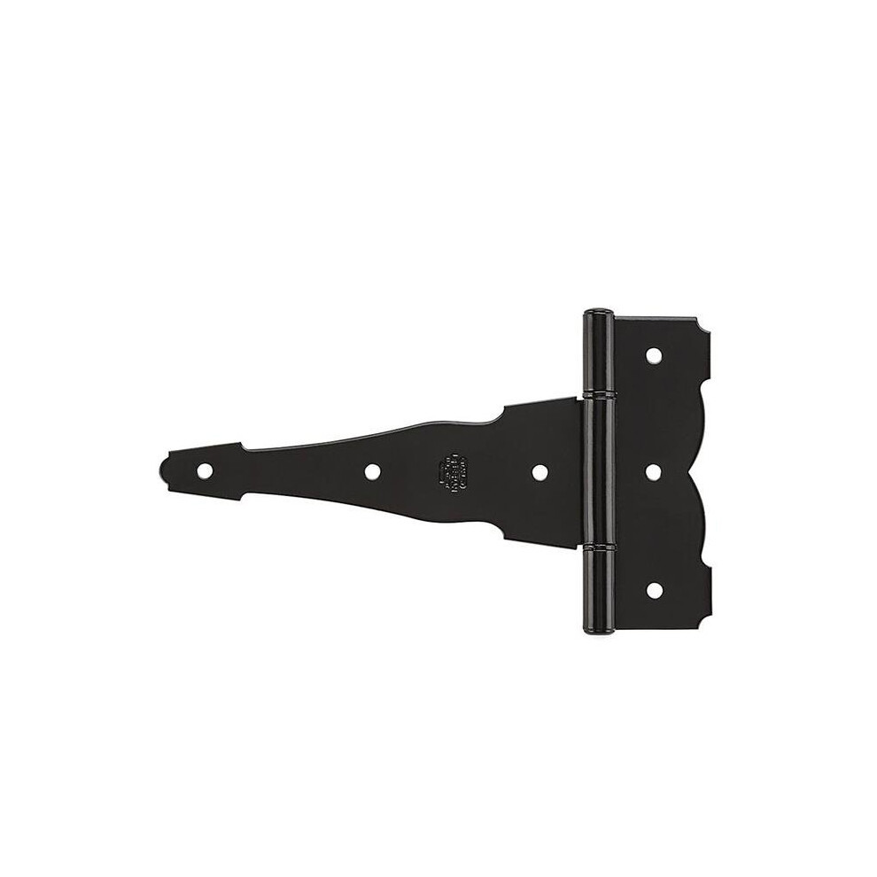 8 X 0.2 In. Black Ornamental & Reversible T Hinge 723902752340