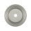 1.5 in. Diameter Base Plate for Knobs, Satin Nickel - Solid 1