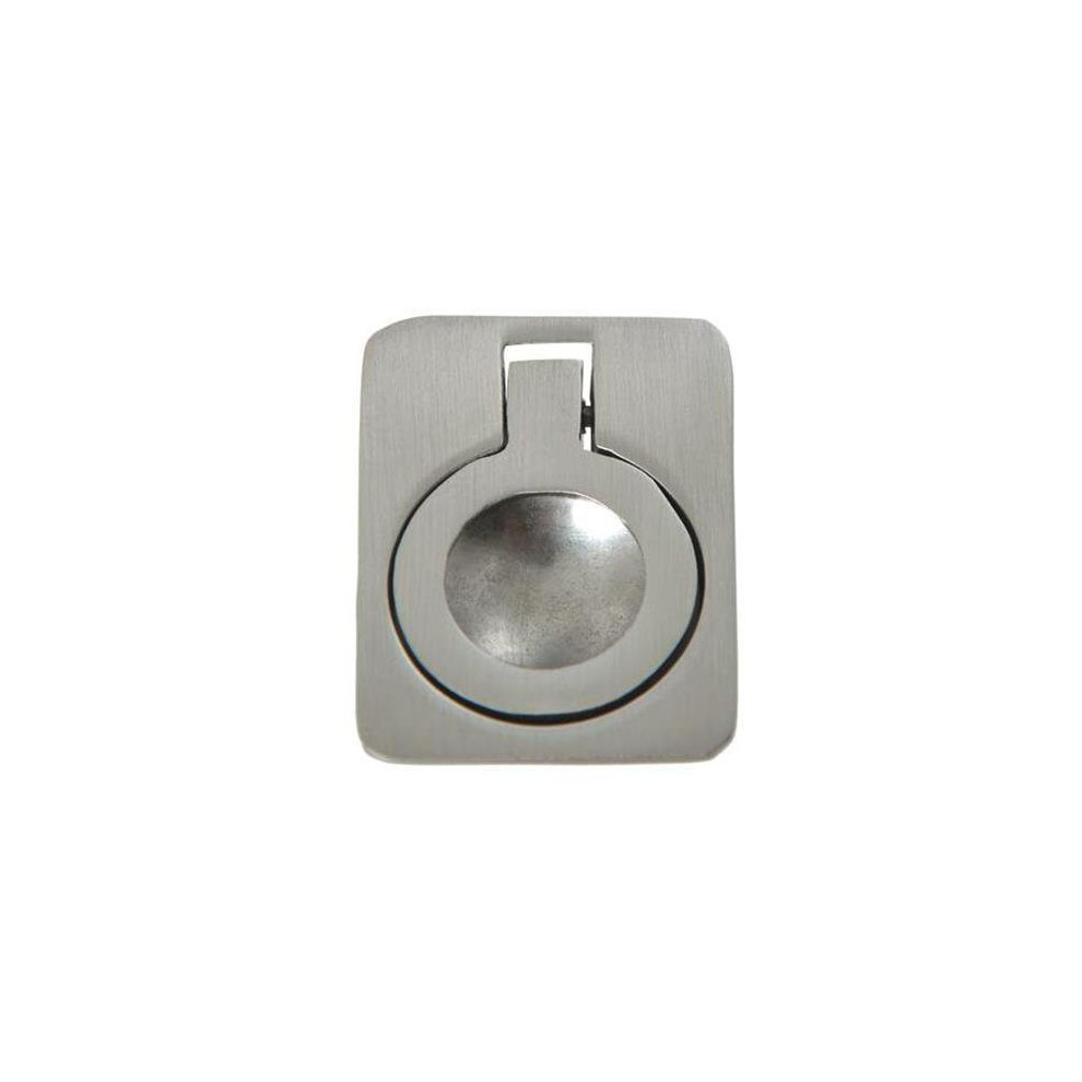 Utopia Alley Kent Drop Ring Cabinet Pull Brushed Nickel 1.6″ 815011028475