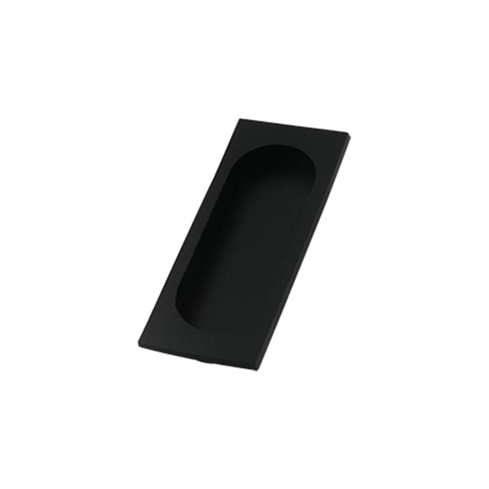 4 X 1.62 X 0.37 In. Large Flush Pull, Black - Solid 723902226384