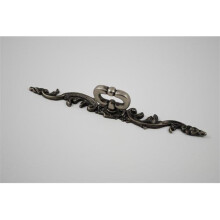 Decorative Mock Key with Backplate, Aged Pewter
