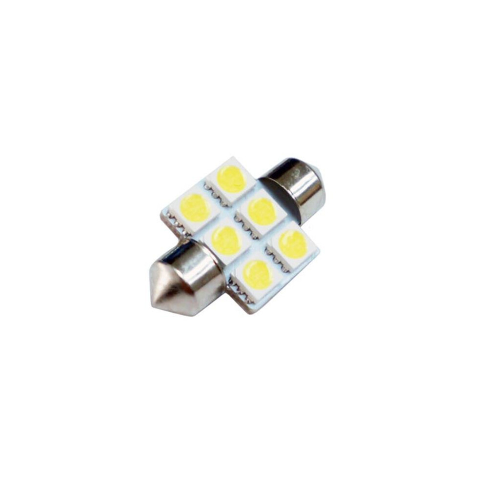 31 Mm De3175 Festoon Map Dome Bulbs - Light/White 661541179329