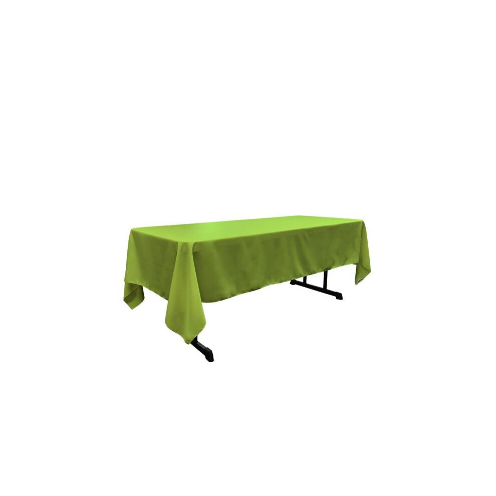TCpop60x108-LimeP84 Polyester Poplin Rectangular Tablecloth, Lime - 60 x 108 in.-image-OPC-PWCMTG-NEW