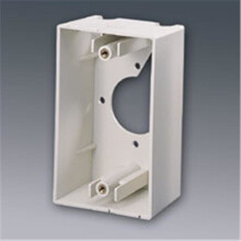 SINGLE GANG WALL BOX WHITE