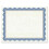 Drama Blue Border Blank Certificates, 15 Per Pack 1