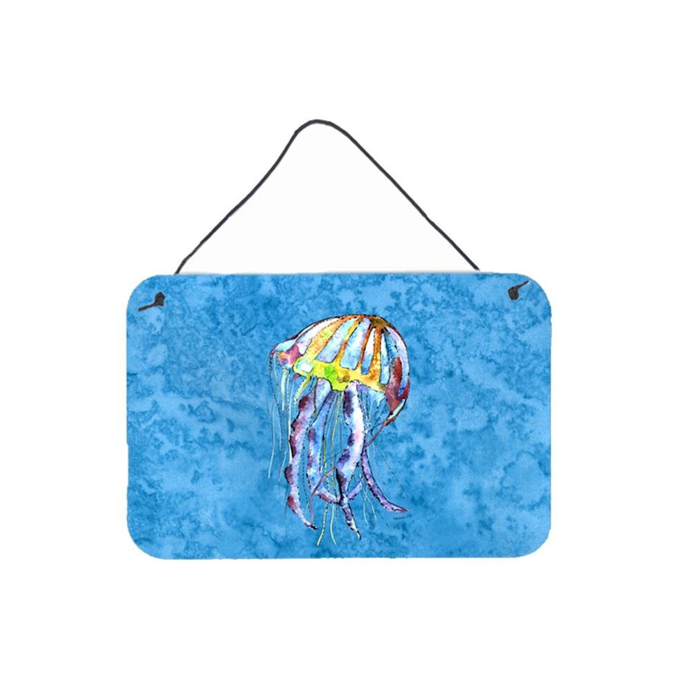 Jellyfish Indoor Aluminium Metal Wall Or Door Hanging Prints Comfortcreator