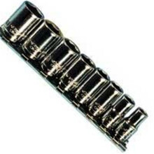 8 Piece 1/4 Inch Drive 6 Point Metric Chrome Socket Set