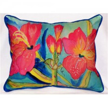 Pink Amaryllis Throw Pillow, 20 x 24 in.