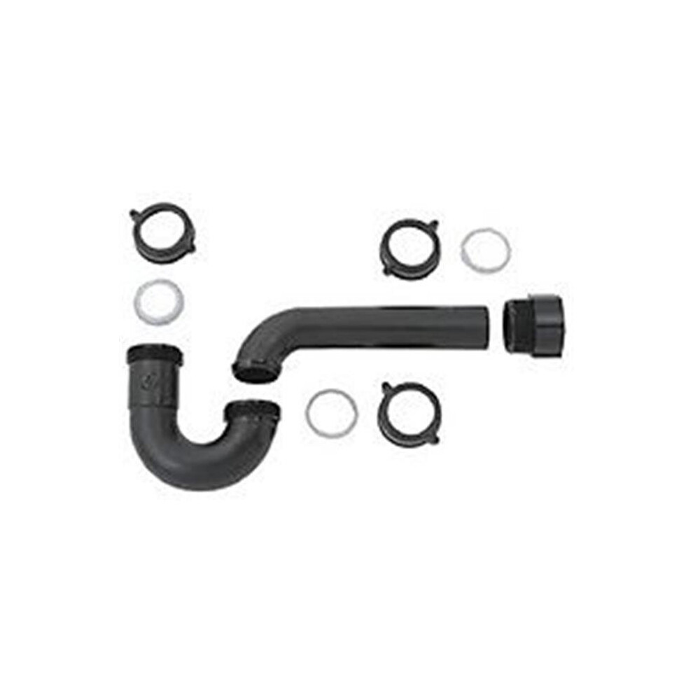 1.5 In. Master Plumber Black Kitchen P Trap 723902373057