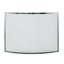 SINGLE PANEL CURVED PEWTER SCREEN