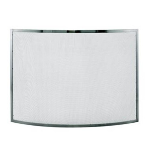 SINGLE PANEL CURVED PEWTER SCREEN