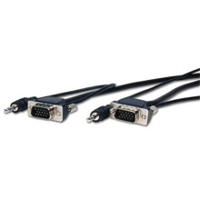 MVGA15P-P-15HR-A HR Pro Series Micro VGA HD15 Plug to Plug with Audio Cable 15ft