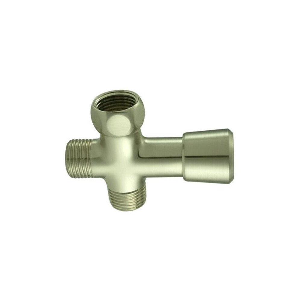 Brass Shower Diverter - Satin Nickel Finish 654204371659