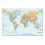 US & WORLD MAPS LAMINATED WORLD MAP 38X25 1