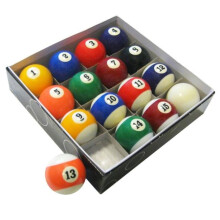 Carmelli NG2545 Pool Table Regulation Billiard Ball Set, Multicolor