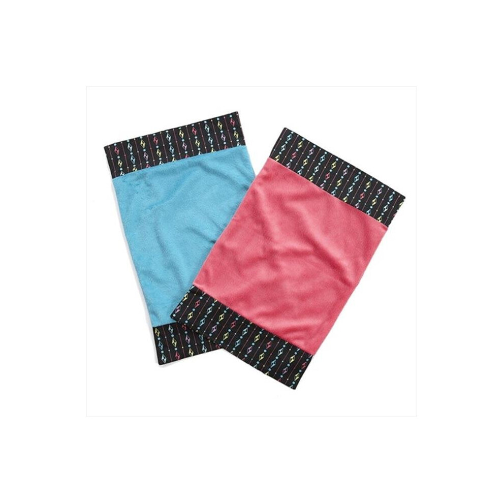 Magical Michayla Burp Cloth Pink/Turquoise Sweetsensations