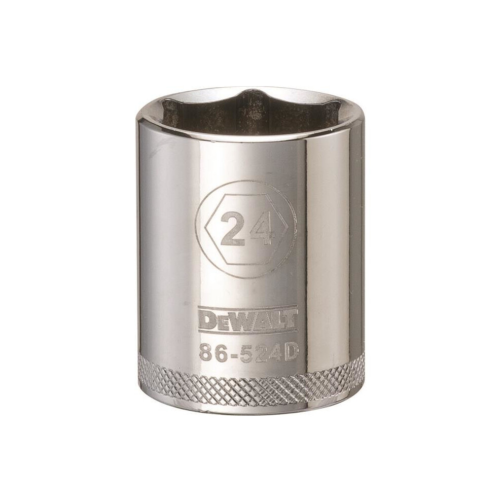 Stanley Tools 227905 24Mm 6 Point Socket - 0.5 In. Drive