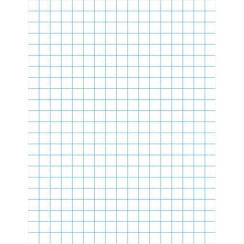 Double Sided Graph Paper With Chipboar, Back