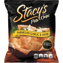 Frito Lay FRT49651 Stacys Baked Garlic & Herb Flavour Chips - Tan