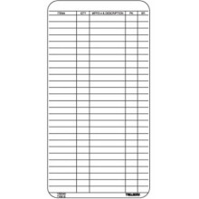TVM18 2.98 6.2 x 3.3 in. Pocket Want Card Form - 100 Pack
