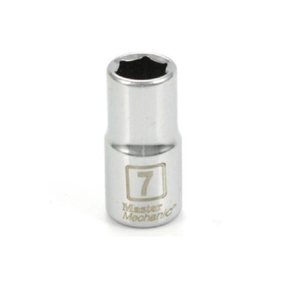 0.25 In. Drive Master Mechanic 7 Mm 6 Point Socket 753153401469