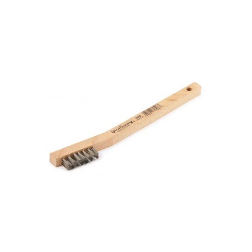 Industries Inc 70506 Wire Scratch Brush, Stainless Steel With Wood Handle 753153214328