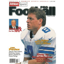 CTBL-012298 Troy Aikman Unsigned Dallas Cowboys Sports 1998 NFL Pro Football Preview Magazine