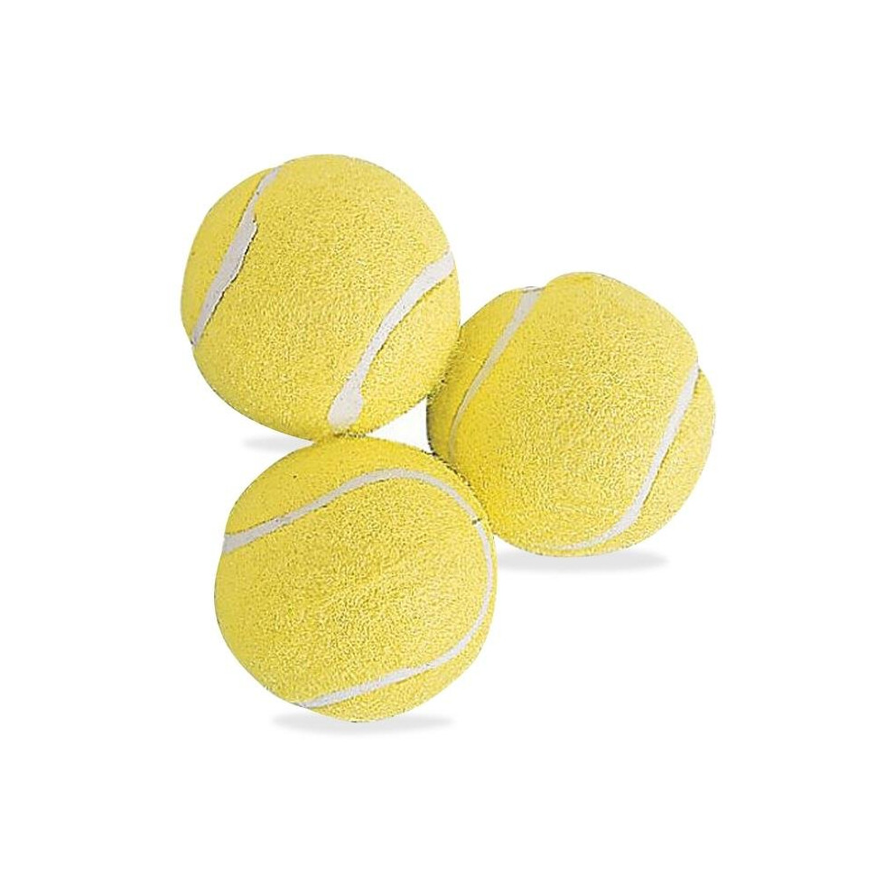 Champion Sports CSITB3 Rubber Tennis Balls, Yellow - Pack of 3