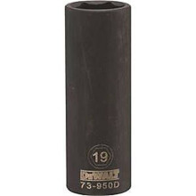 DWMT73950OSP Impact 0.5 Drive 6 Point Socket, 19 mm