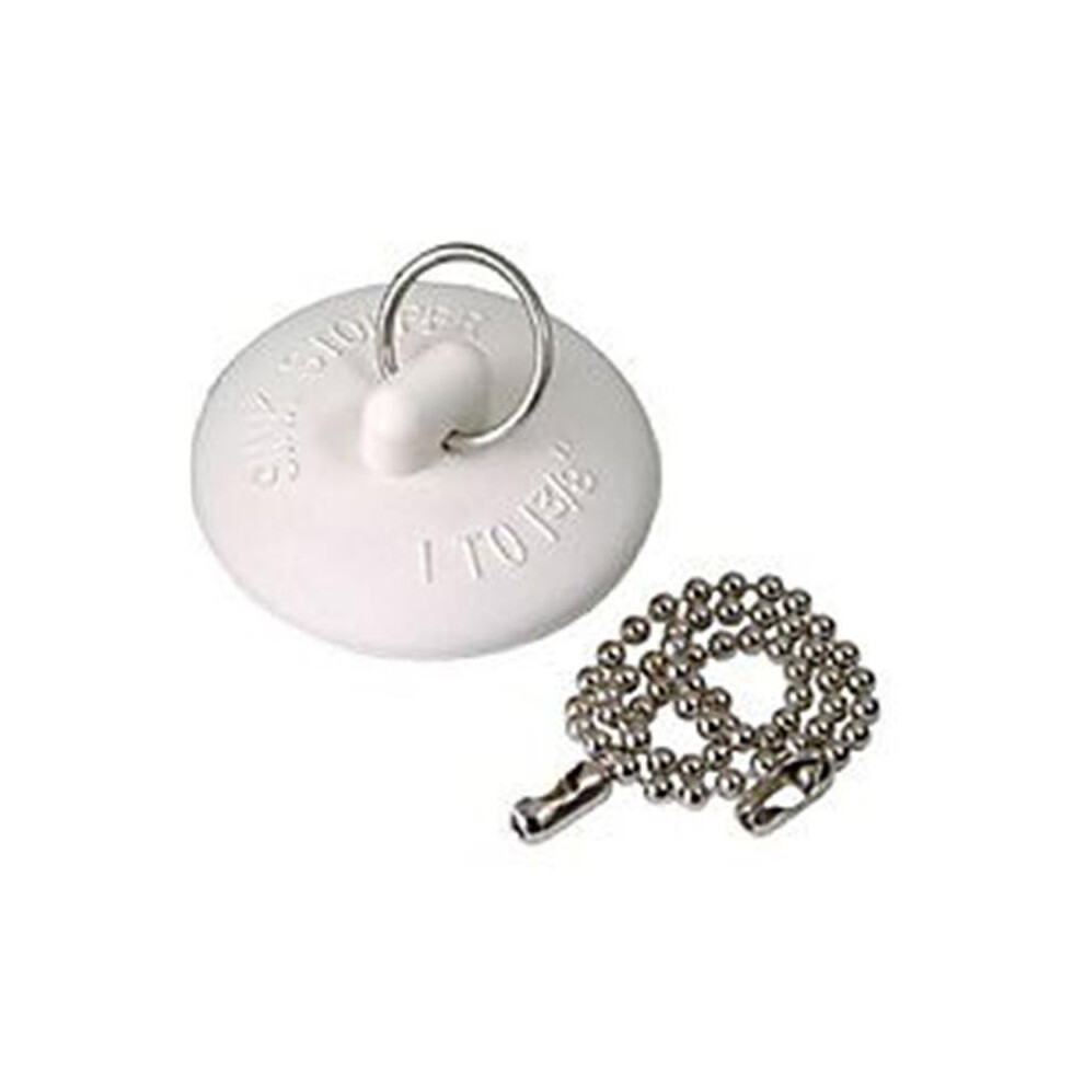 11 In. Master Plumber Sink Stopper With Chain 723902372890