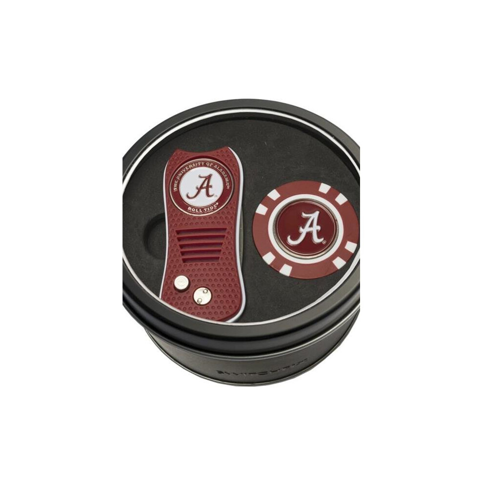 Photos - Golf Team  637556201539 Alabama Crimson Tide Tin Set - Switchfix,  Chip 20153