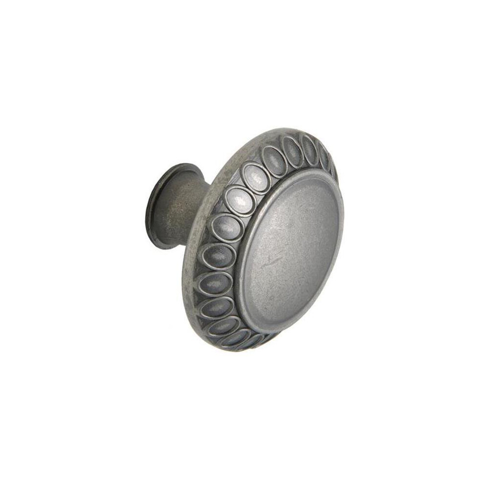 Utopia Alley Barnet Pewter Cabinet Knob 1.3″ Diameter 815011028581