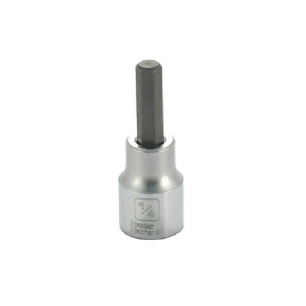 0.38 In. Drive Master Mechanic 0.25 In. Hex Bit Socket 723902253786