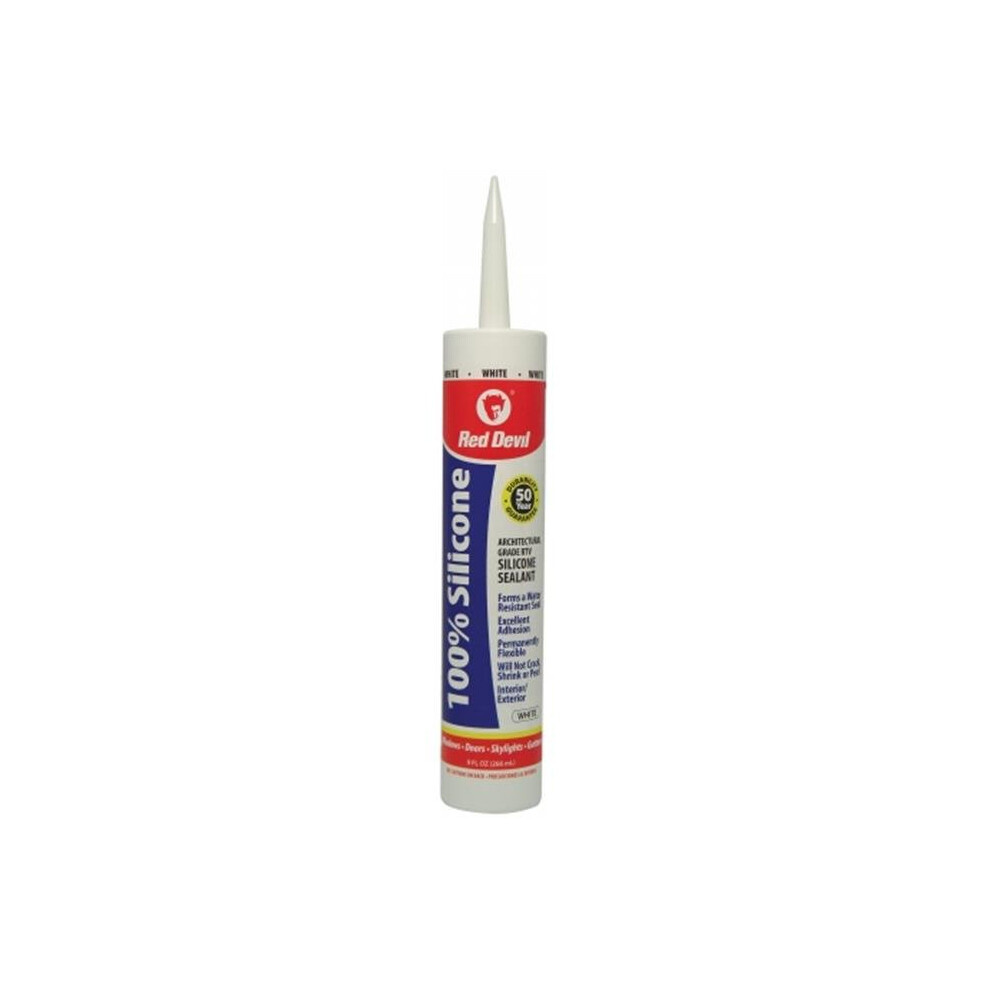 100 Percent White Silicone Sealant 661541488988
