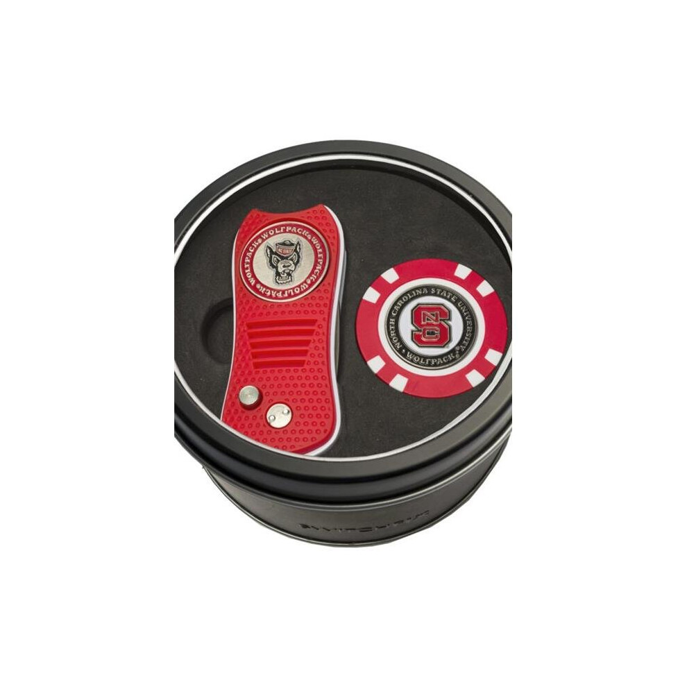 Photos - Golf Team  637556226532 NC State Wolfpack Tin Set - Switchfix,  Chip 22653