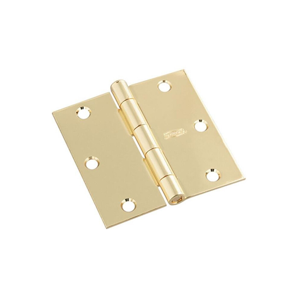 Greengrass N830-320 3.5 In. Bright Brass Hinge - 3 Pack