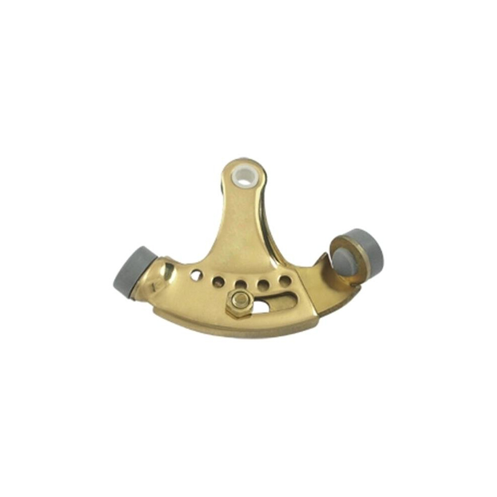 Adjustable Hinge Mounted Pin Stop, Bright 753153388210