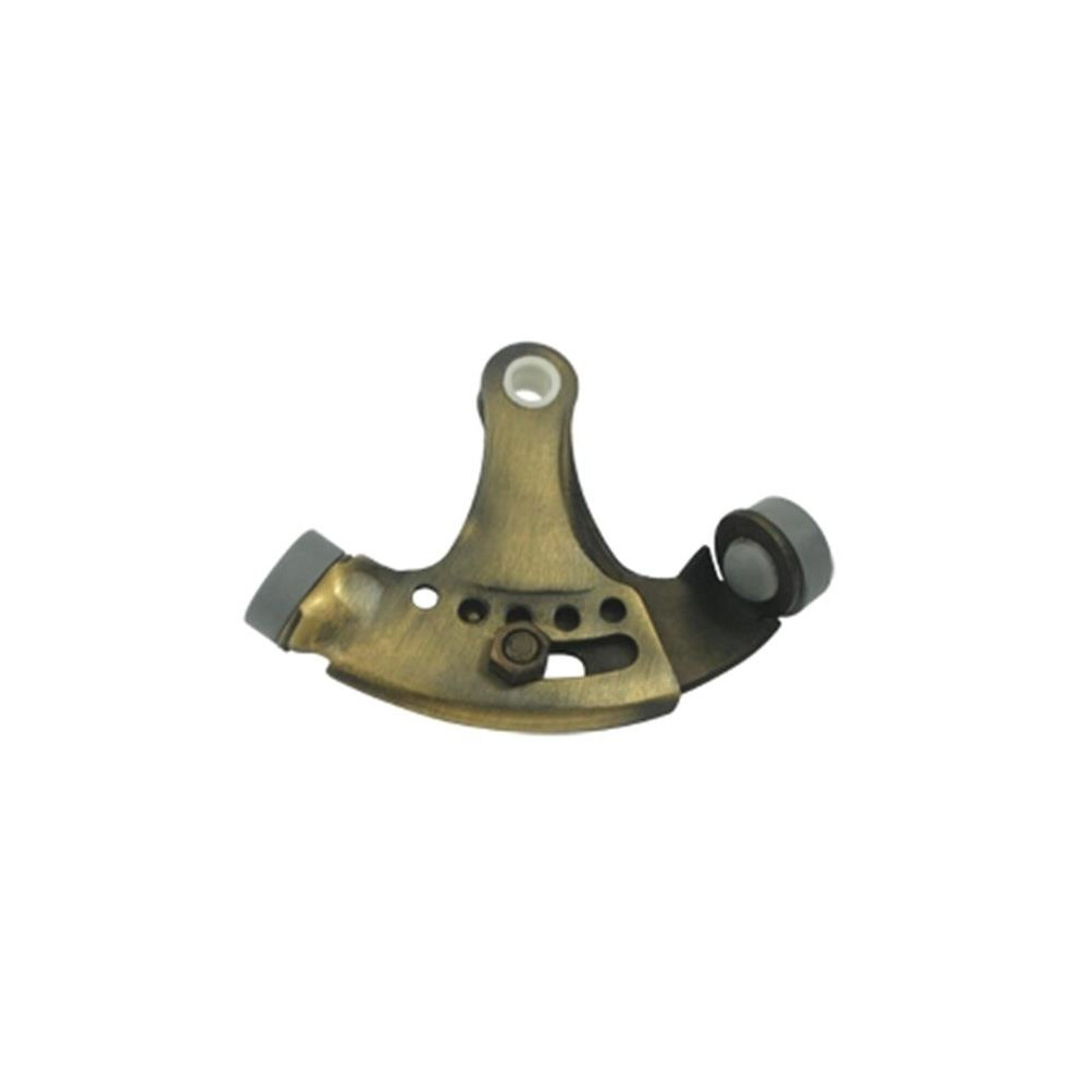 Adjustable Hinge Mounted Pin Stop, Antique 723902226575