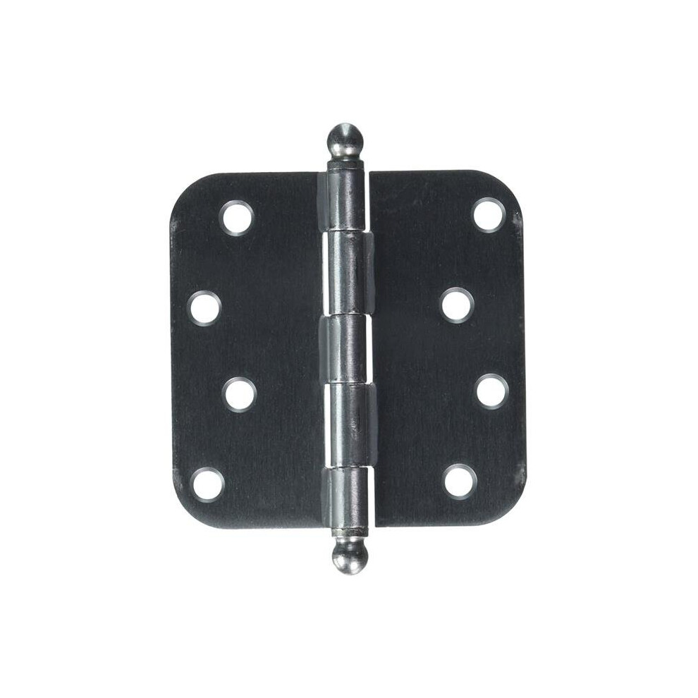 4 X 4 X 0.62 In. Radius Hinge Steel - Brushed Chrome 723902241790