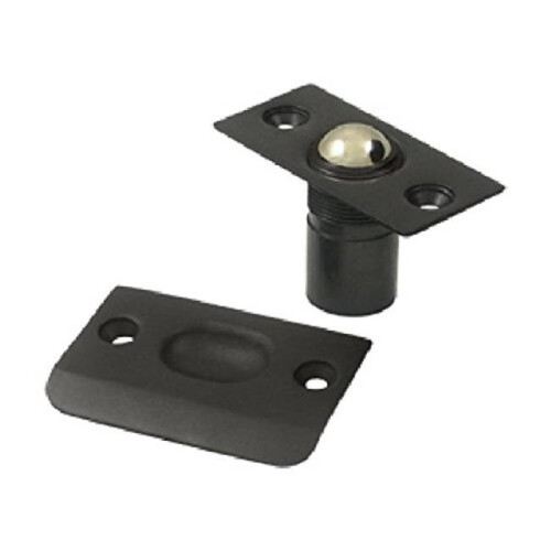 Ball Catch Square Corner Solid Brass - Oil Rubbed Bronze