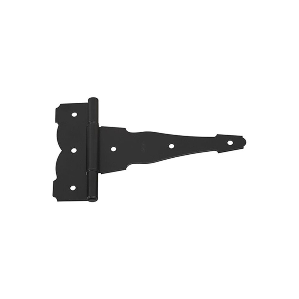 N881-920 8 In. Black Ornamental & Reversible T-Hinge 723902302637