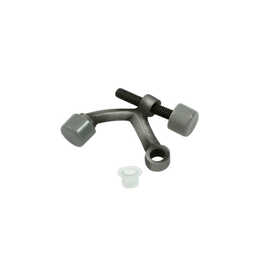 Hinge Mounted Pin Stop, Antique Nickel - Solid 746591438692